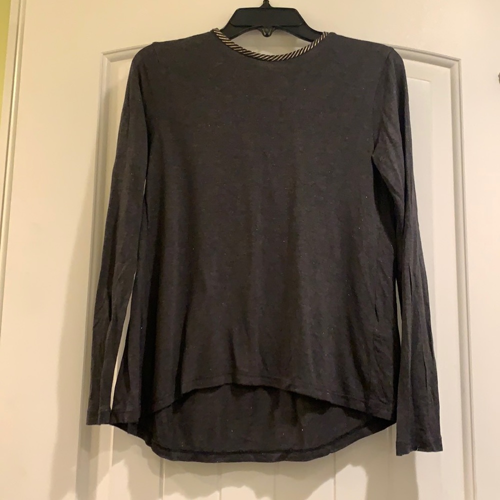 Lightweight, soft, long-sleeve hi-low Tee